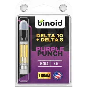 Binoid Delta 10 THC Vape Cartridge - Purple Punch