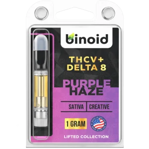 Binoid THCV + Delta 8 THC Vape Cartridge Purple Haze